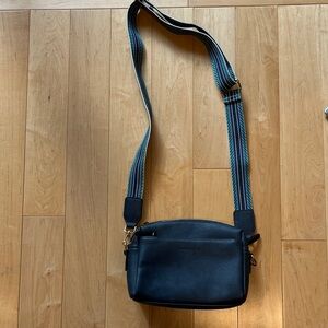 Stylish Navy Blue Square Crossbody Bag